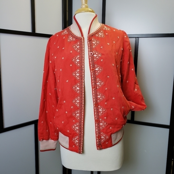 Anthropologie Arabella embroidered bomber - Picture 1 of 7